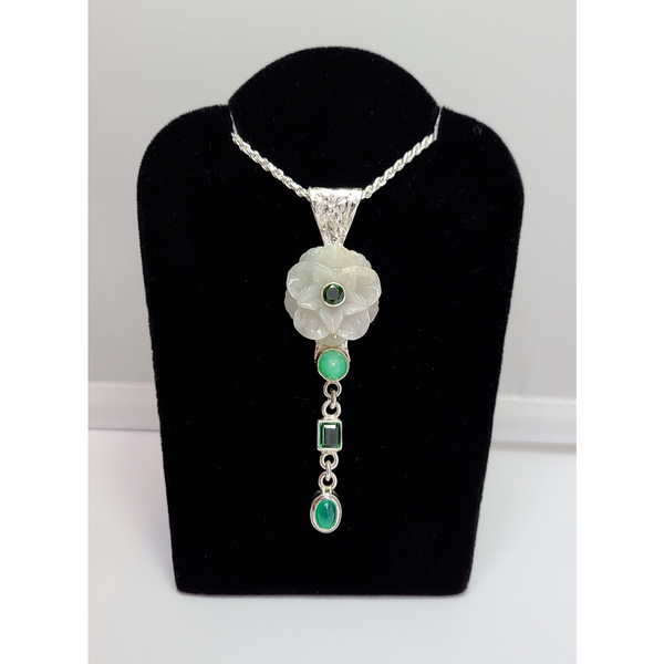 The Jade Rose Pendant