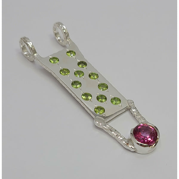 "Glass" Peridot Pendant