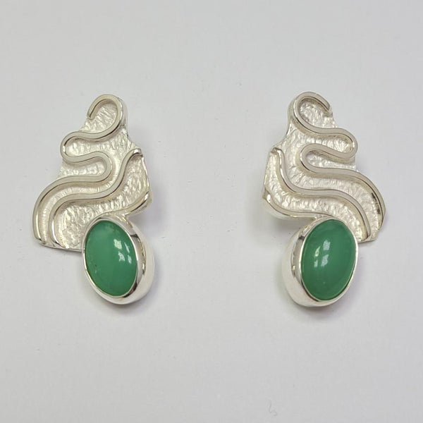 Chrysoprase Earrings